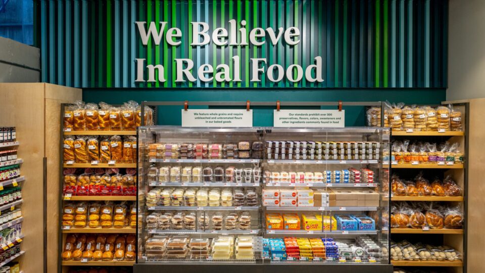 Inside the first Whole Foods Daily Shop, open on NYC's Upper East Side.