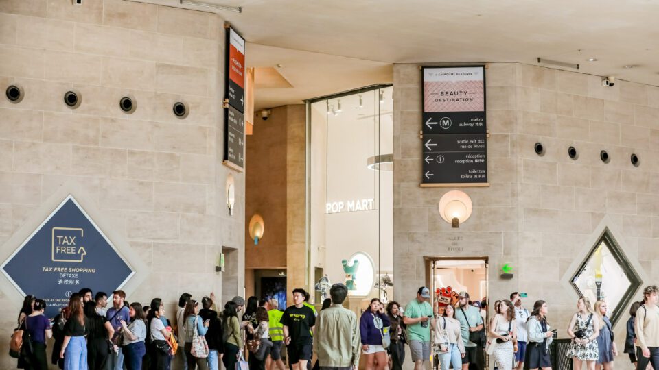 Pop Mart has opened a new store at the Louvre in Paris.