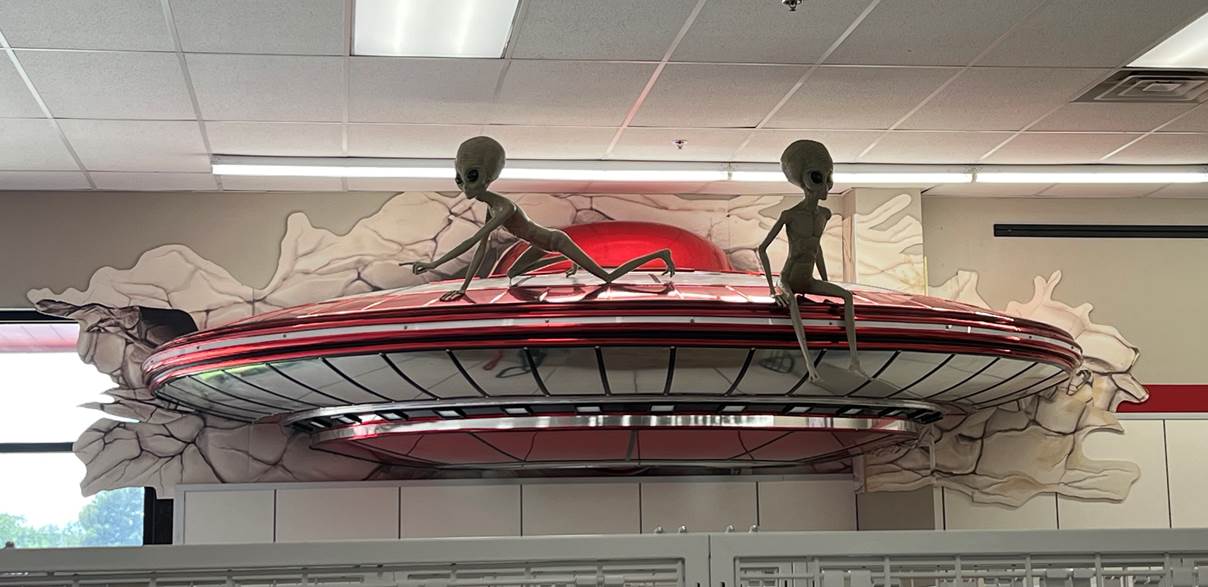 Aliens have landed at the Roswell Bealls.