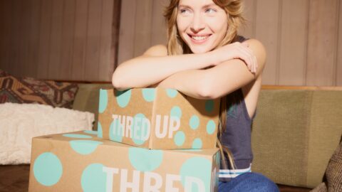 A happy ThredUp resale customer.