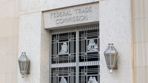 Federal Trade Commission (FTC) office front.