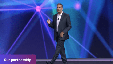 Dharmesh Mehta, Amazon’s VP of Worldwide Partner Selling Services at the 2024 Amazon Accelerate conference.