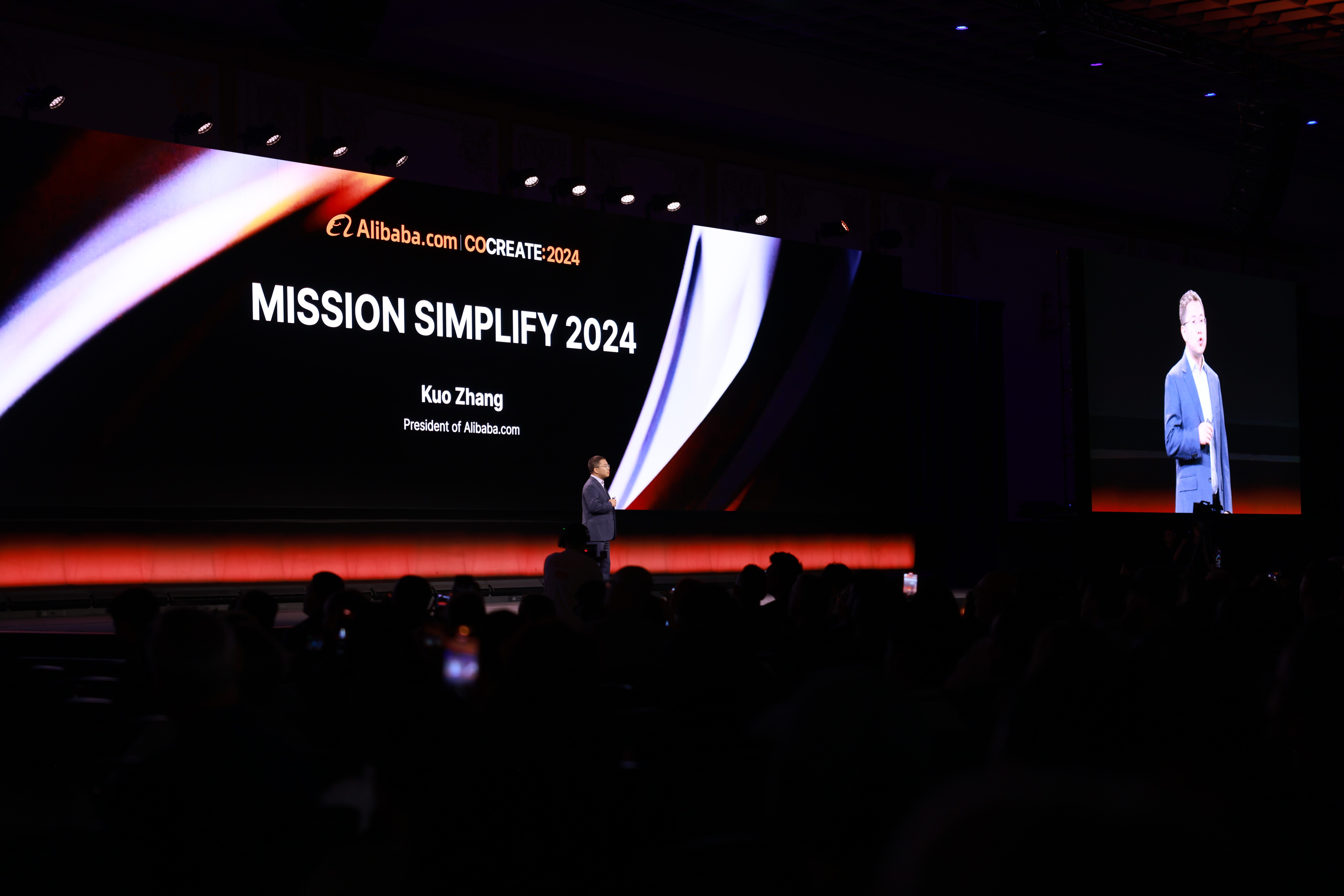 Alibaba.com President Kuo Zhang at CoCreate 2024.