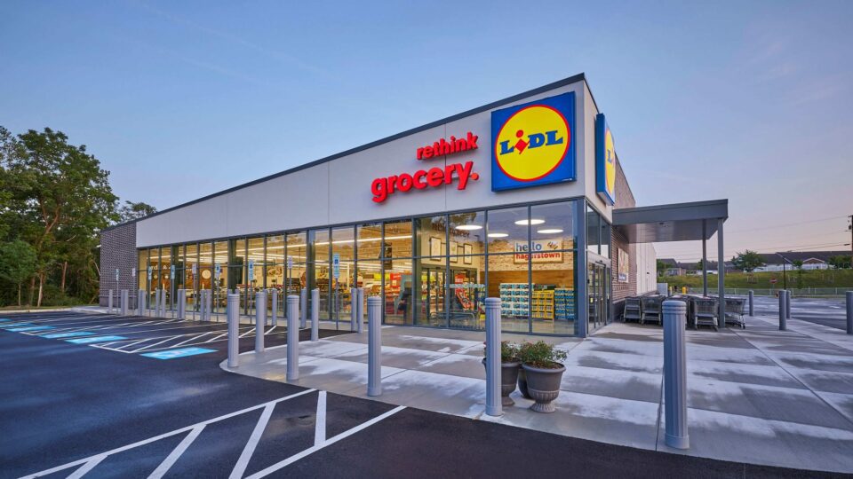 Lidl storefront