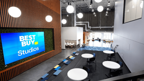 Inside the Best Buy Studios space for developing bespoke tech content.