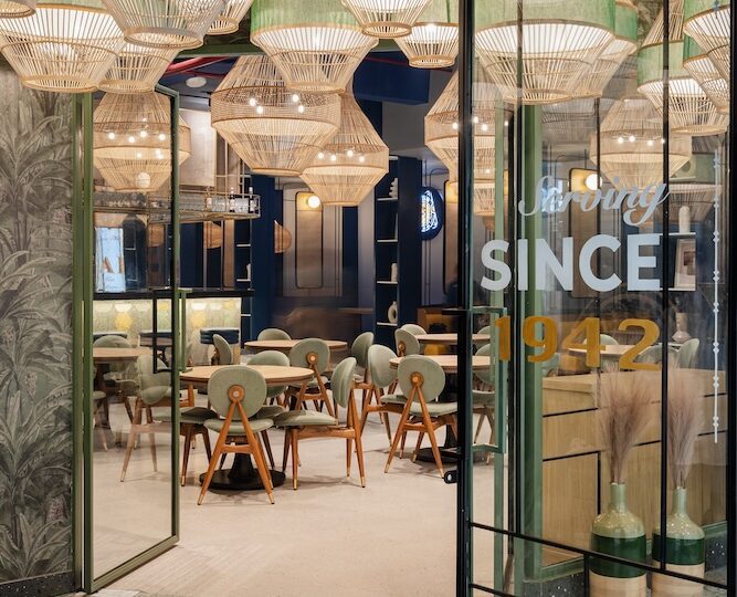 United Coffee House Rewind in Faridabad, India.