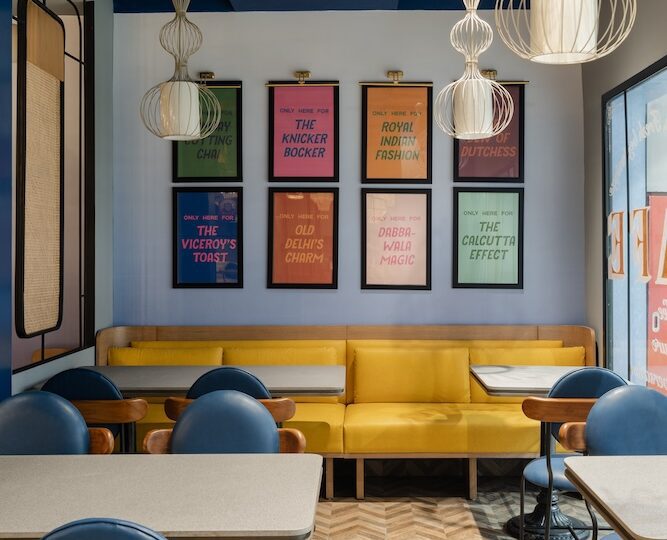 United Coffee House Rewind in Faridabad, India.