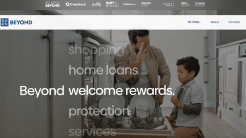 The Beyond Inc. homepage offers many clues about what's ahead as the company lays off 20% of its workforce.