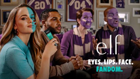 E.l.f. leans into sports fandom for its holiday campaign.