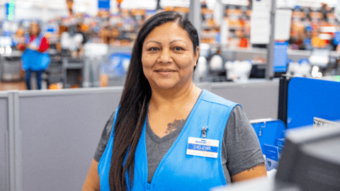 A Walmart employee