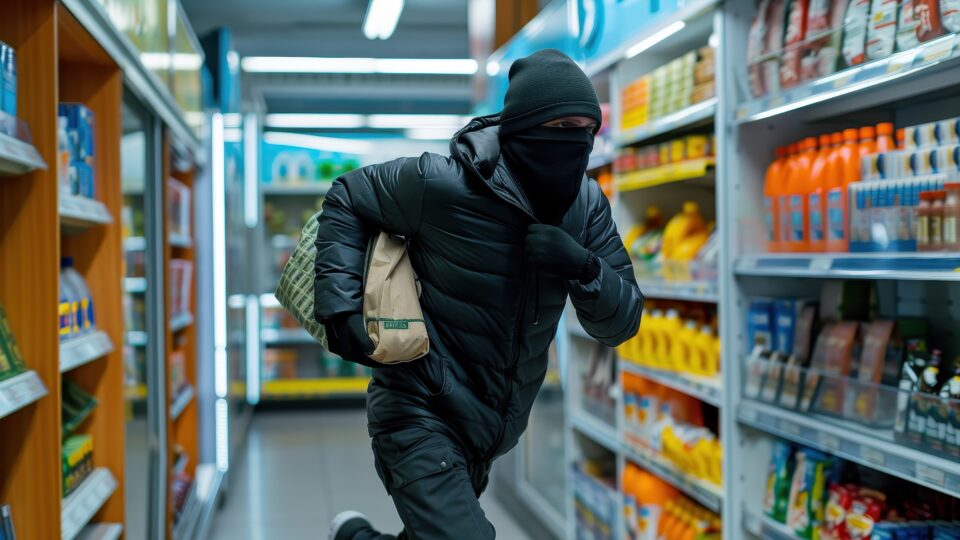 Recreation of a retail theft