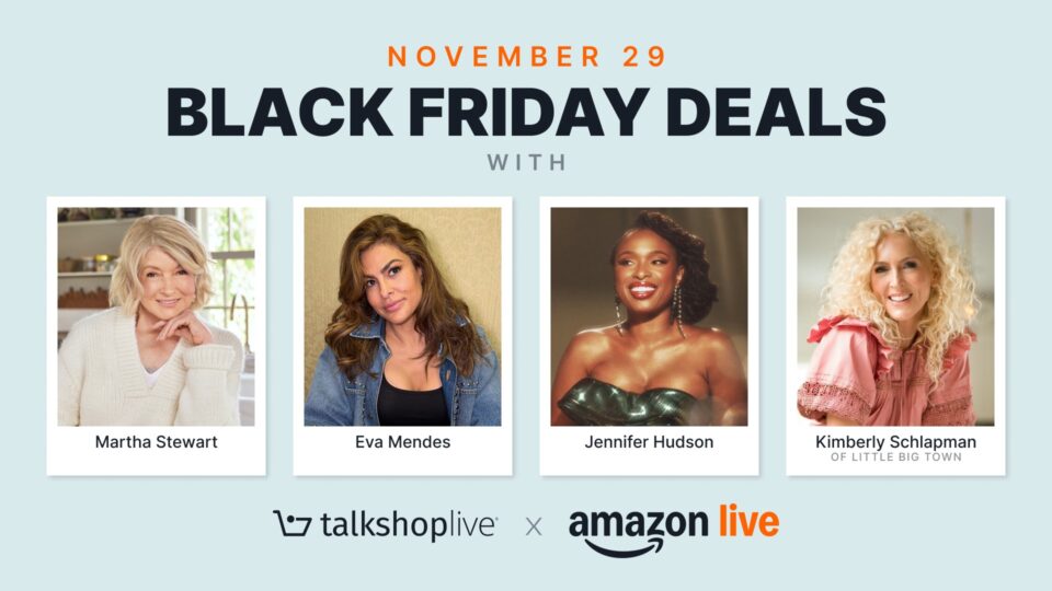Amazon Live has tapped TalkShopLive to beef up its live shopping roster for Black Friday.