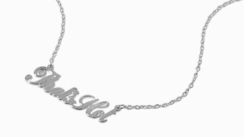 That's Hot necklace from the Paris Hilton collection at Claire's.