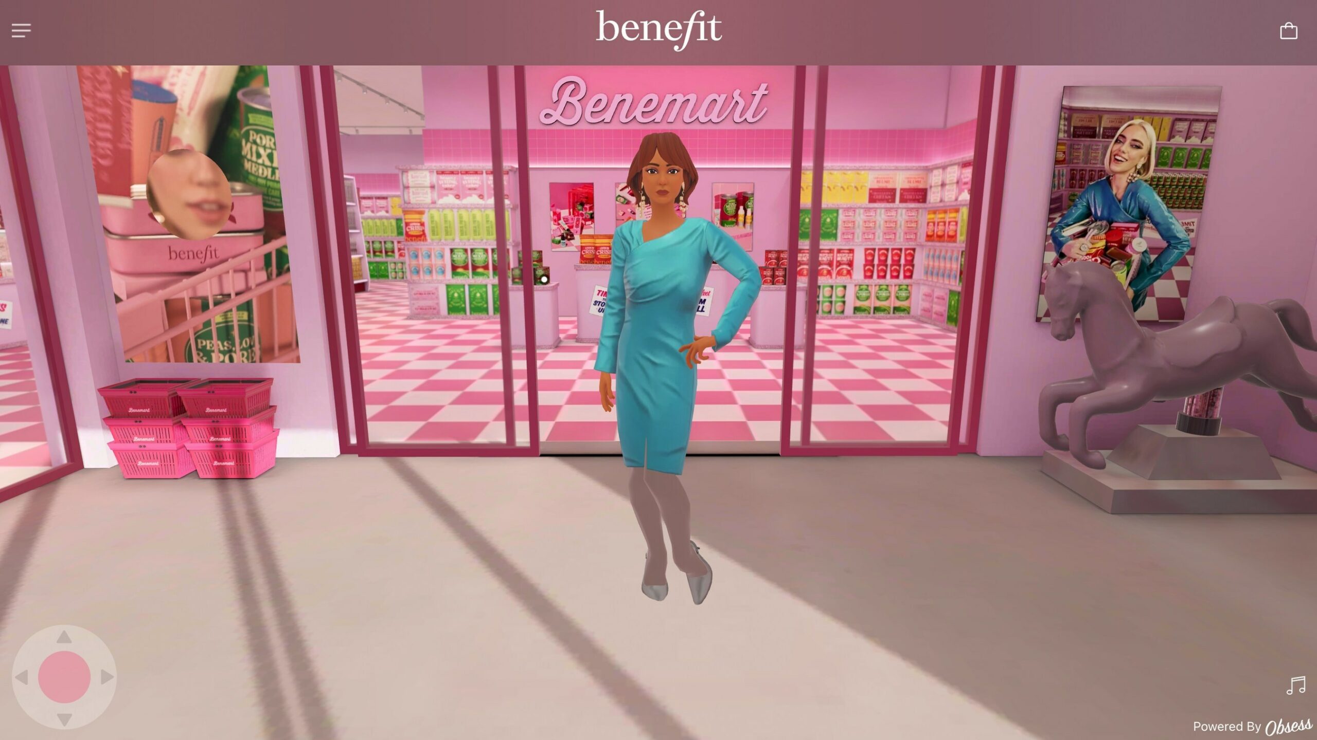 Benefit Cosmetics virtual store The Benemart.