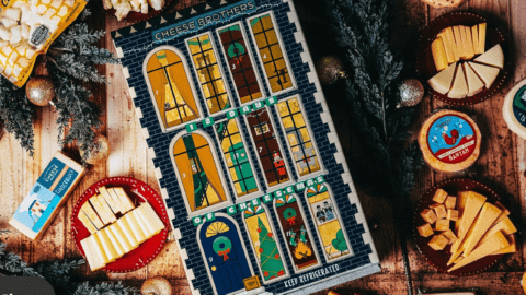 Cheese Brothers' 12 Days of Cheesemas advent calendar.