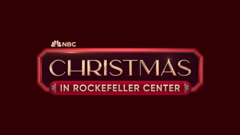 NBCUniversal Christmas in Rockefeller Center TV special logo.