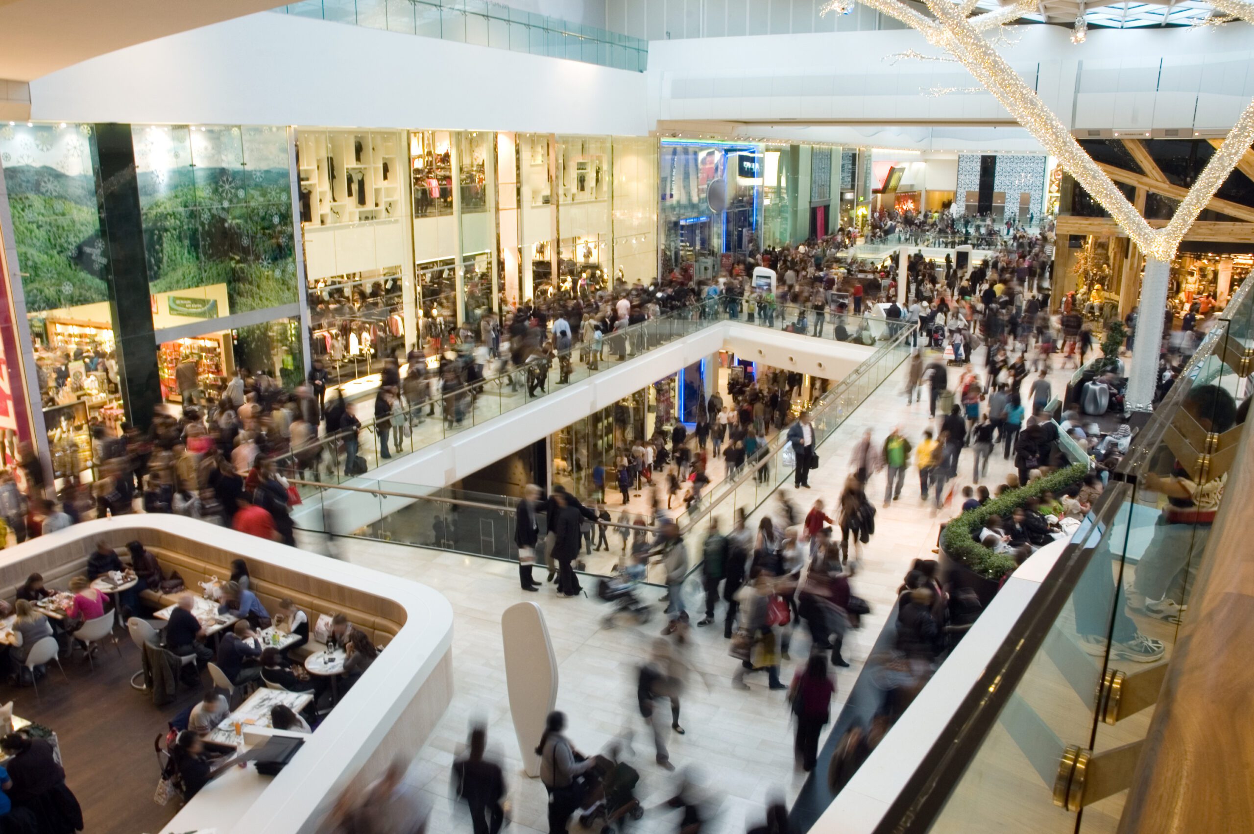 Image of busy shopping mall.
