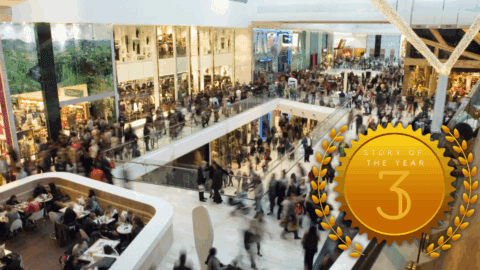 Image of busy shopping mall.