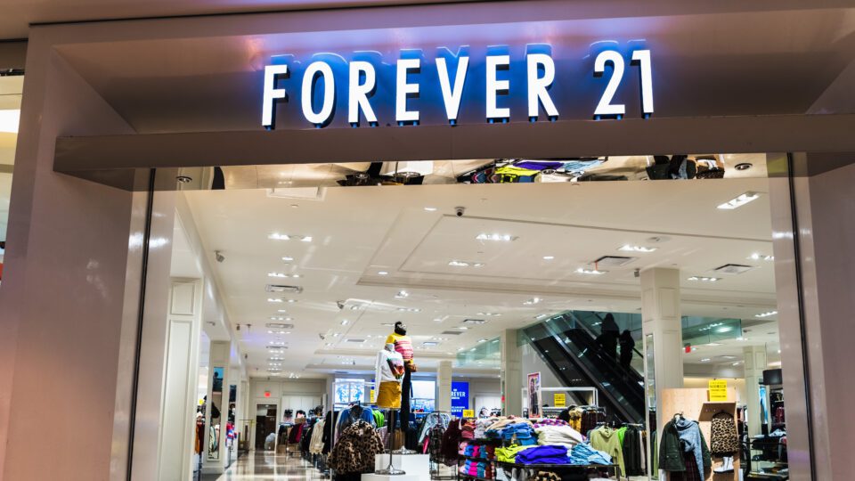 A Forever 21 storefront