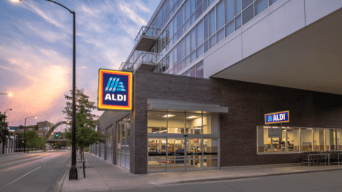Aldi storefront in Chicago