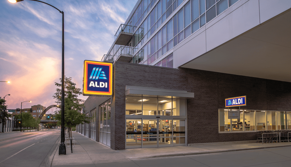 Aldi storefront in Chicago