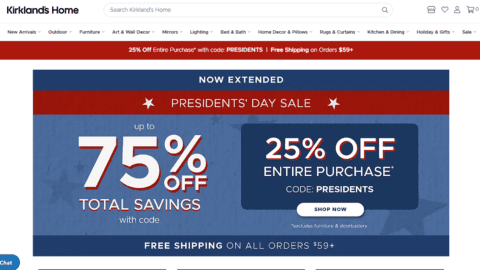 Kirkland's homepage