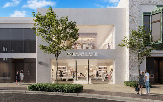 Mock-up of Revolve's new permanent store at The Grove in LA