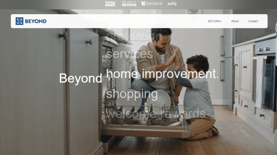 Beyond, Inc. homepage