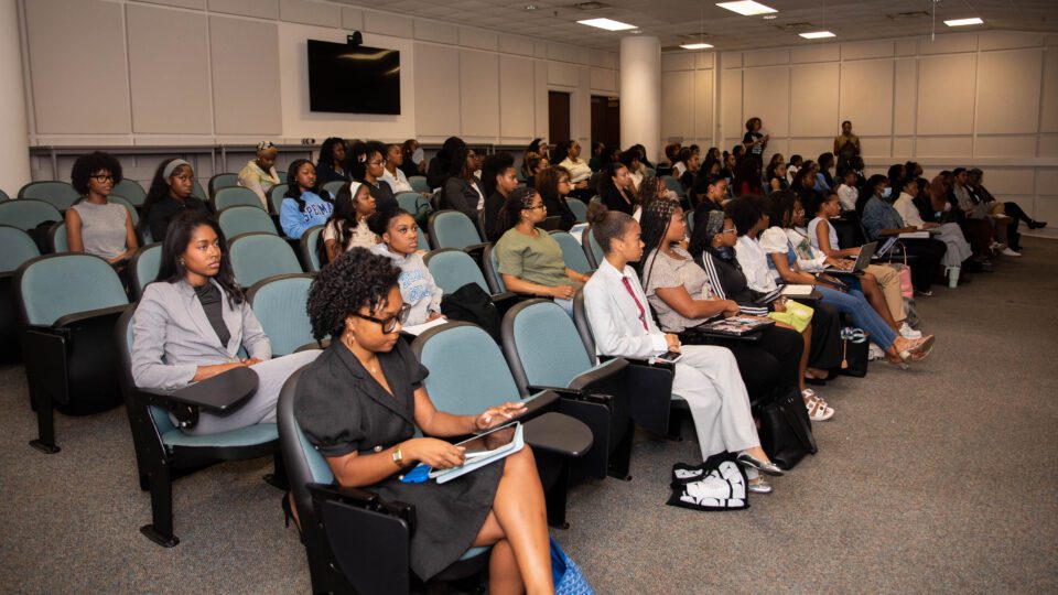 Students at Spelman College in Atlanta where LVMH has co-developed coursework in luxury branding and art curation.