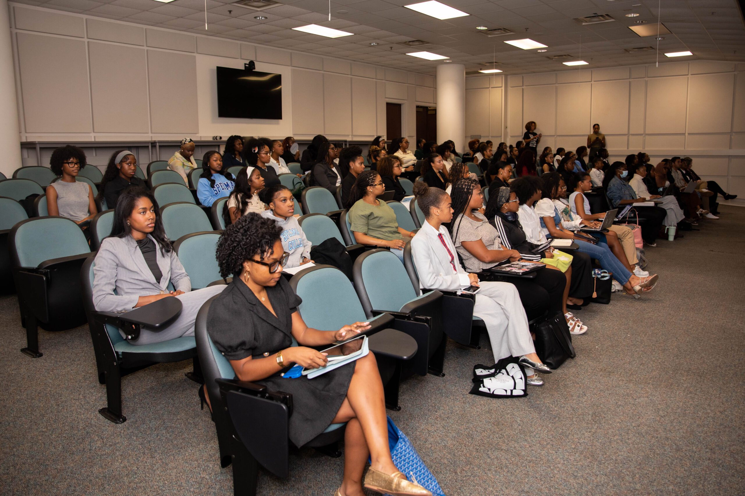 Students at Spelman College in Atlanta where LVMH has co-developed coursework in luxury branding and art curation.