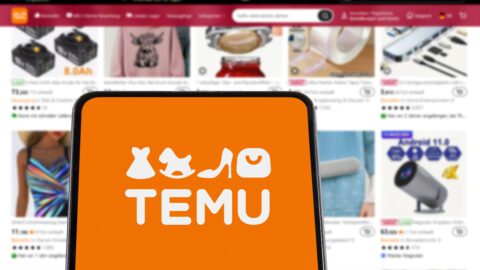 Temu homepage
