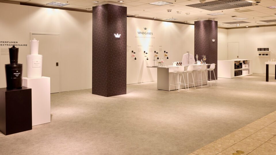 Mind Games' multi-sensory installation at the Nieman Marcus NorthPark in Dallas. (Image courtesy Neiman Marcus)