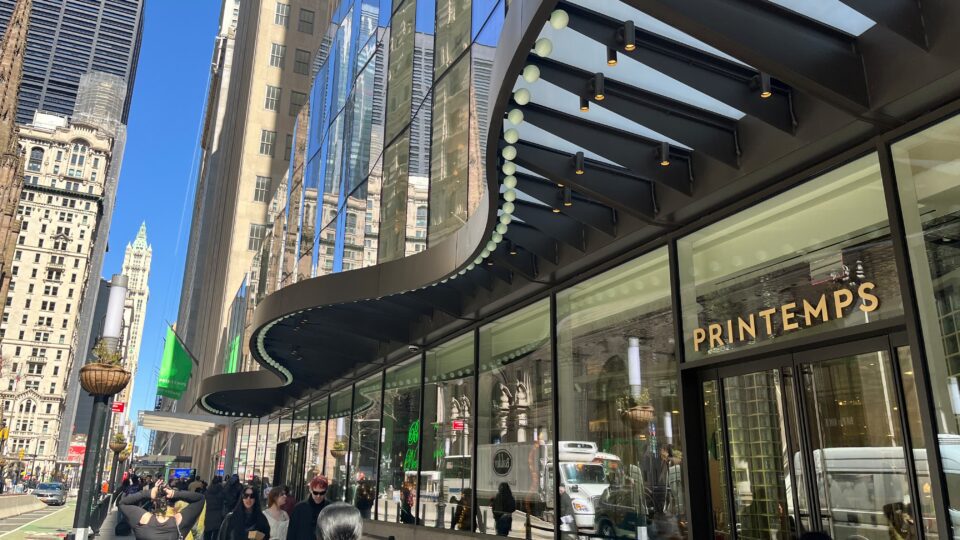 The first U.S. Printemps in Manhattan's Financial District.