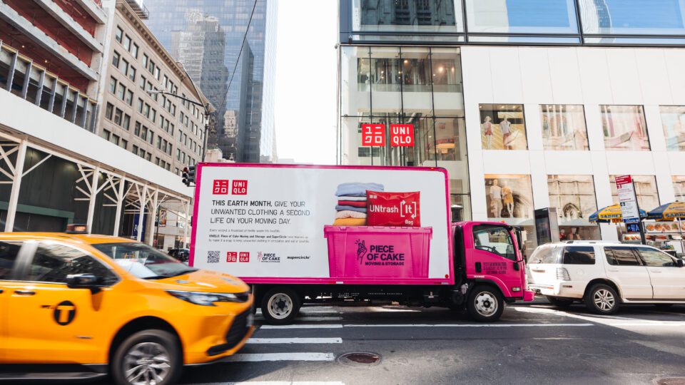 Uniqlo is helping NYC customers recycle unwanted clothes when they move.