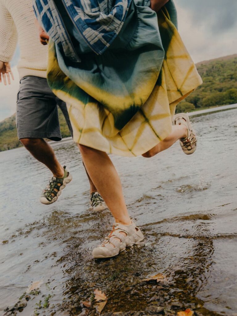 Keen shoes in action
