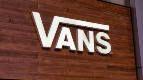 Vans logo on storefront