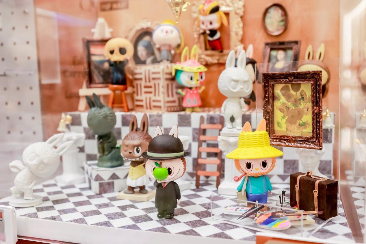 The Monsters Art series featuring new takes on The Monsters characters inspired by international masterpieces, released to celebrate Pop Mart's store at the Louvre in Paris.