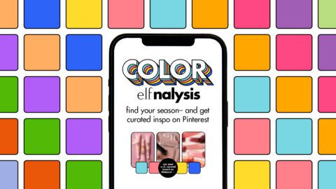 The E.l.f. Color E.l.f-nalysis tool helps shoppers discover their ideal seasonal color palette.