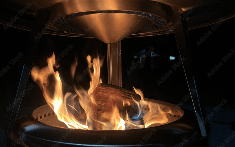 A Solo stove in action