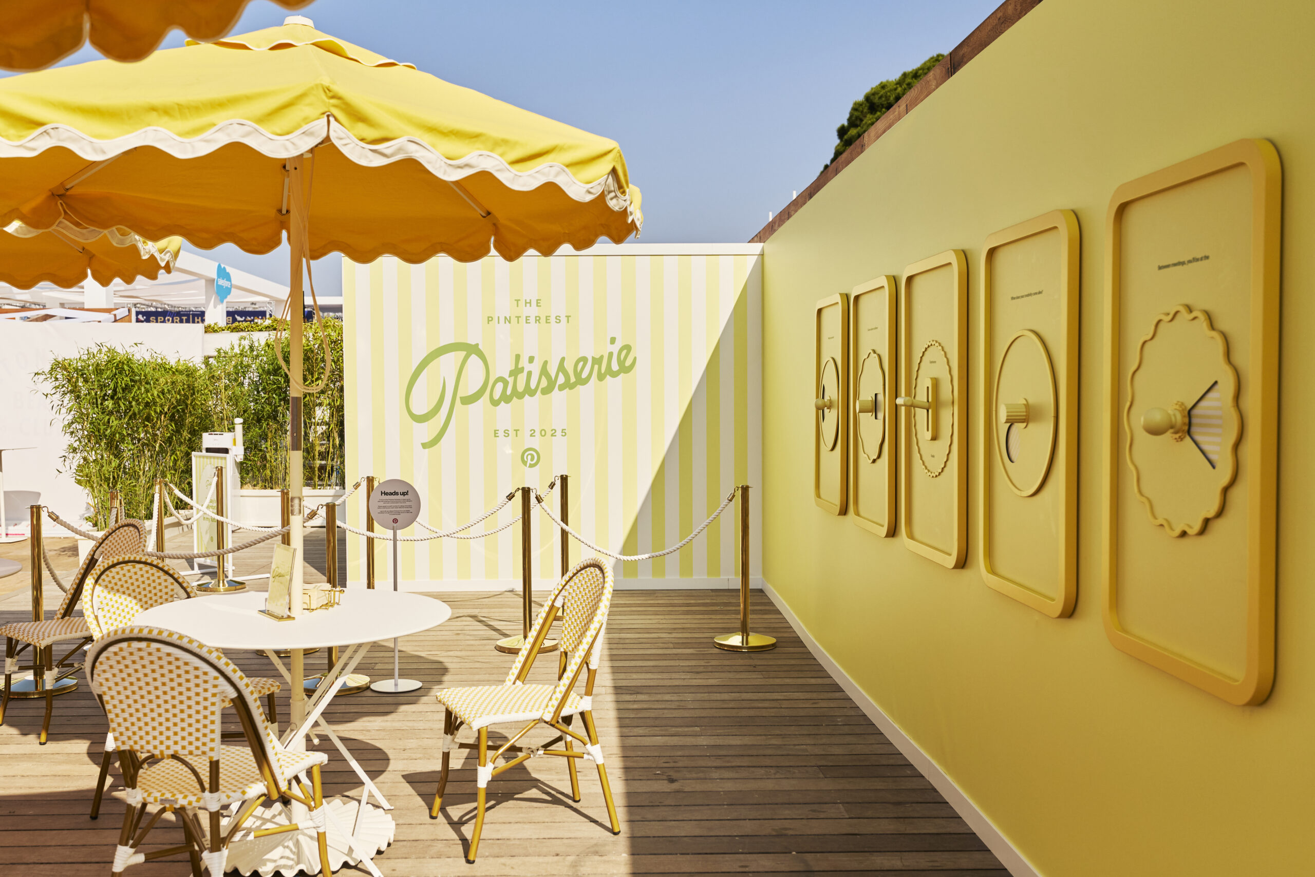 Pinterest made a (colorful) splash at Cannes Lion.