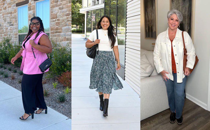 Women showing off their Stitch Fix outfits
