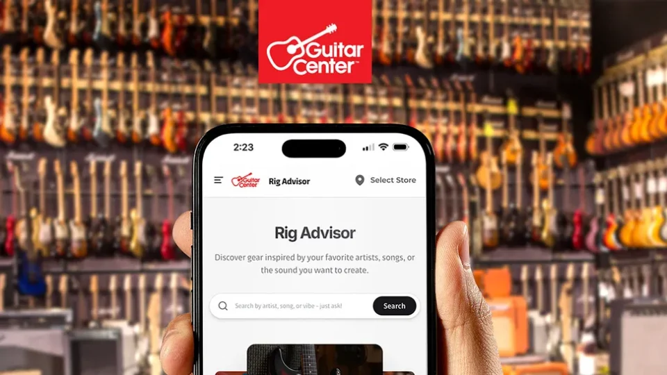 Guitar Center's new AI assistant, Rig Advisor.