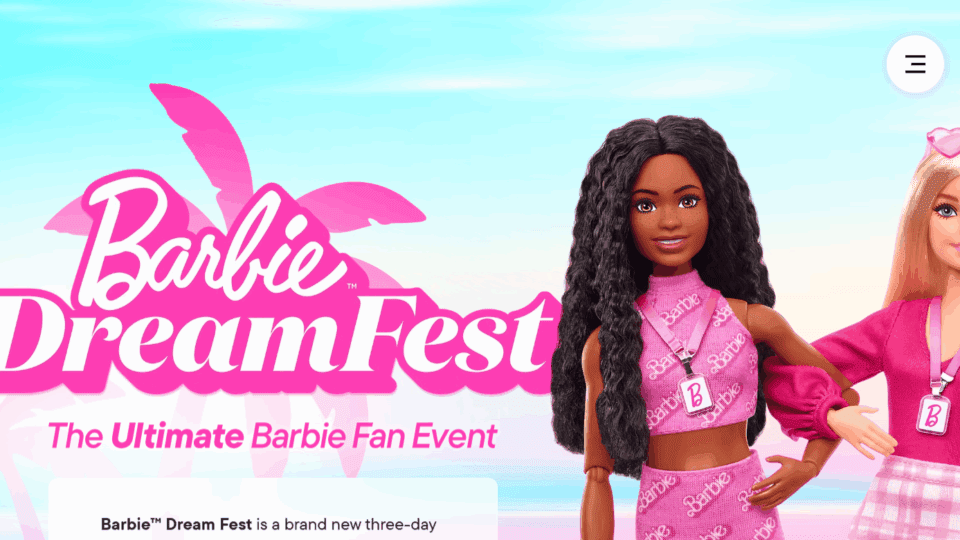 Barbie Dream Fest homepage