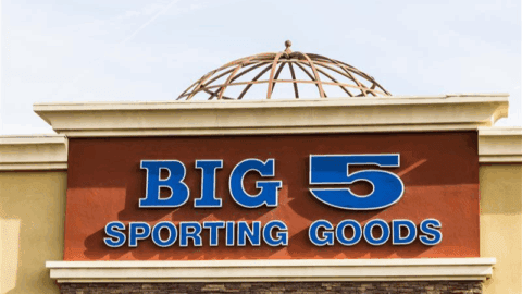 Big 5 Sporting Goods storefront
