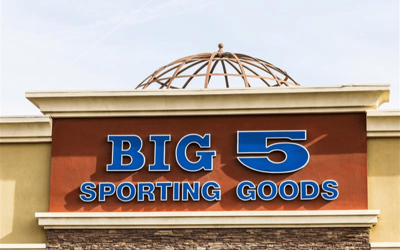 Big 5 Sporting Goods storefront