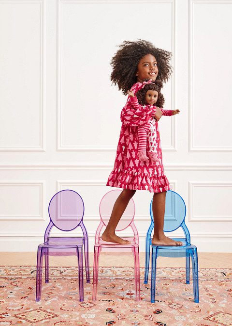 Hanna Andersson x American Girl holiday pajamas.