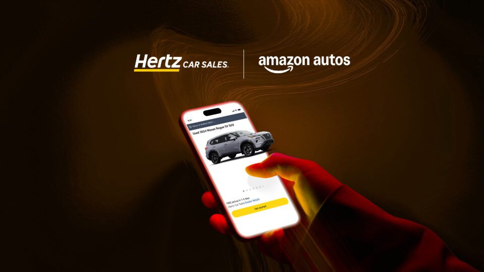 Hertz has become the first fleet partner to sell its used cars on Amazon Autos.
