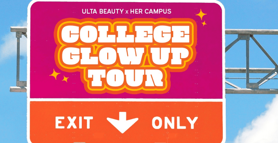 Banner for Ulta Beauty College Glow Up Tour