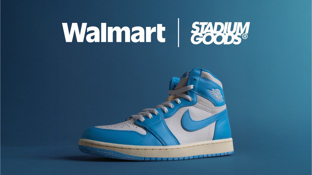 Walmart has teamed up with Stadium Goods to appeal to sneaker collectors.