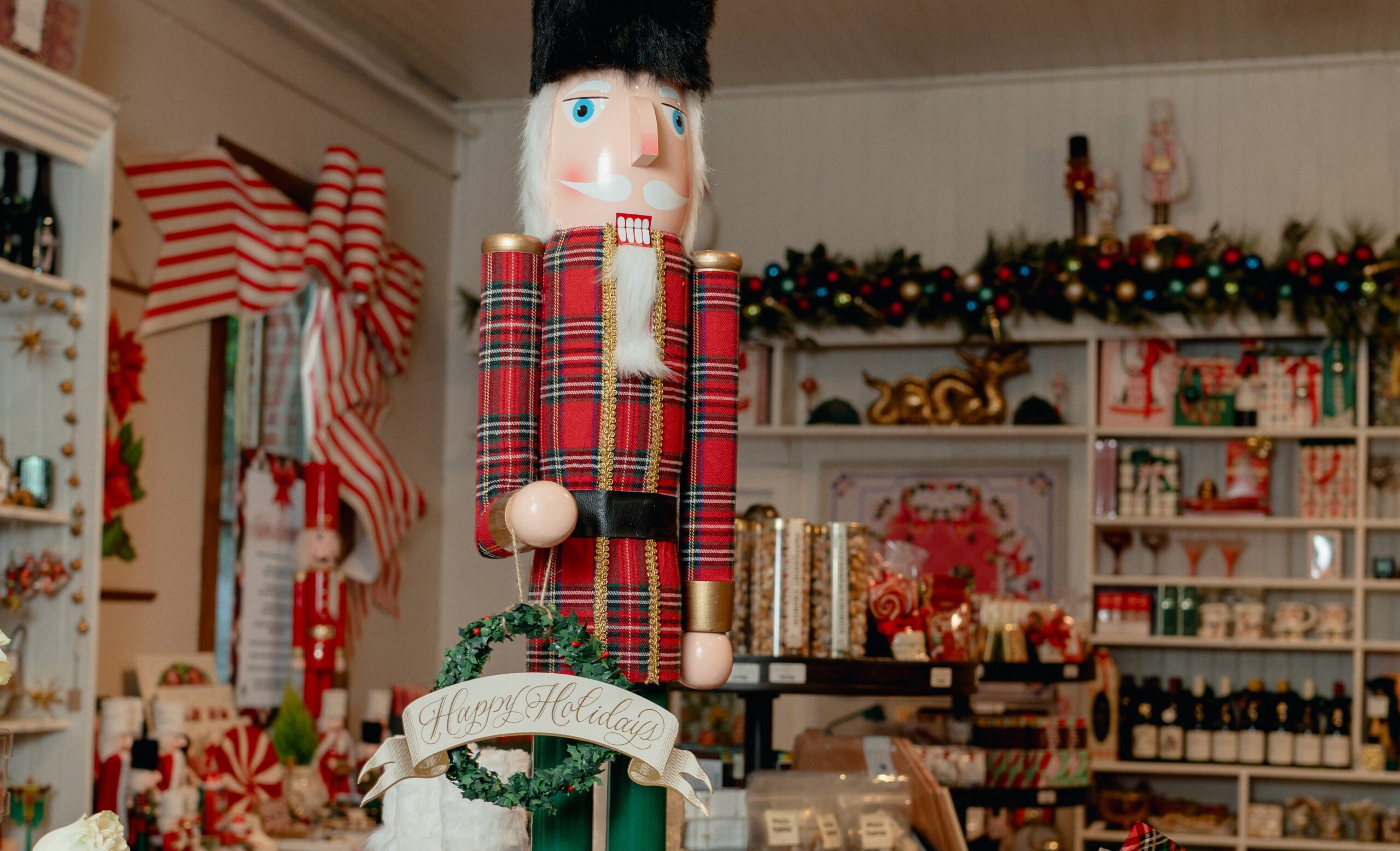 The Ah Louis store in San Luis Obispo, Calif. decked out for the holidays.